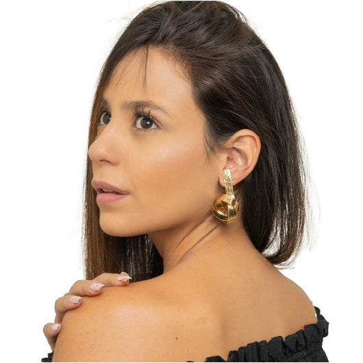 Buga earrings gold
