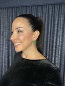 Jade drop earrings