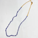 Leticia blue choker