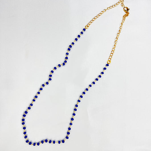Leticia blue choker