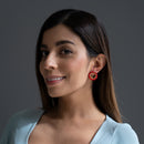 Neiva red earrings