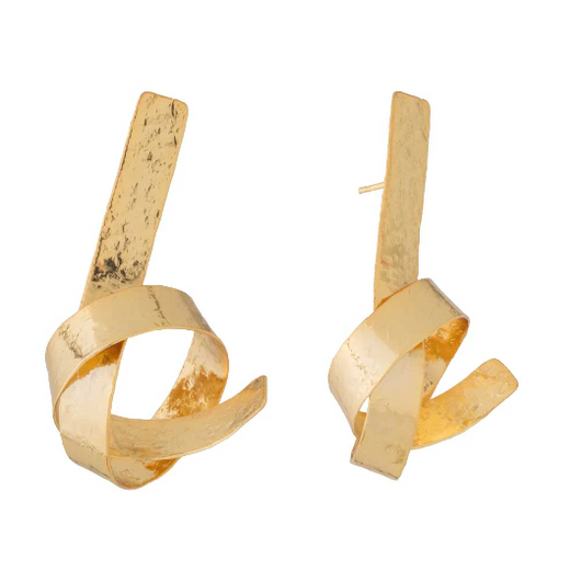 Buga earrings gold