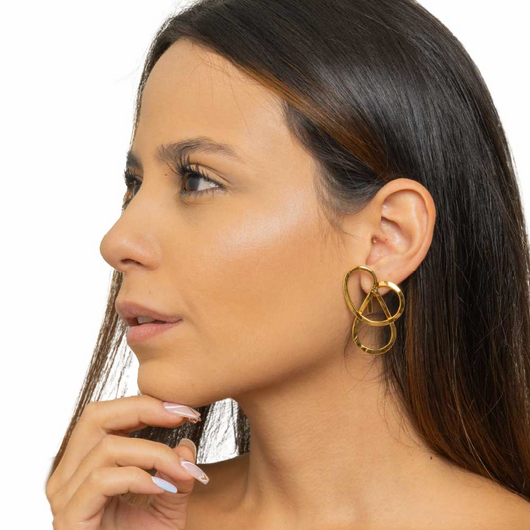 Cartagena earrings gold