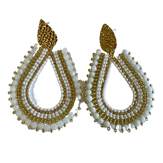 Solano Earrings white
