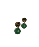 Jade drop earrings