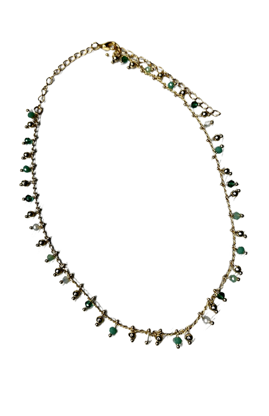 Choker pastel greens