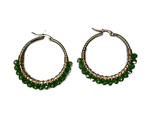 Lolita light green hoops