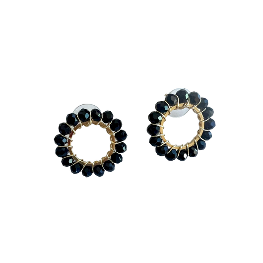 Neiva black earrings