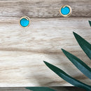 Capurgana Studs Turquoise