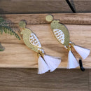 Cocuy Earrings White