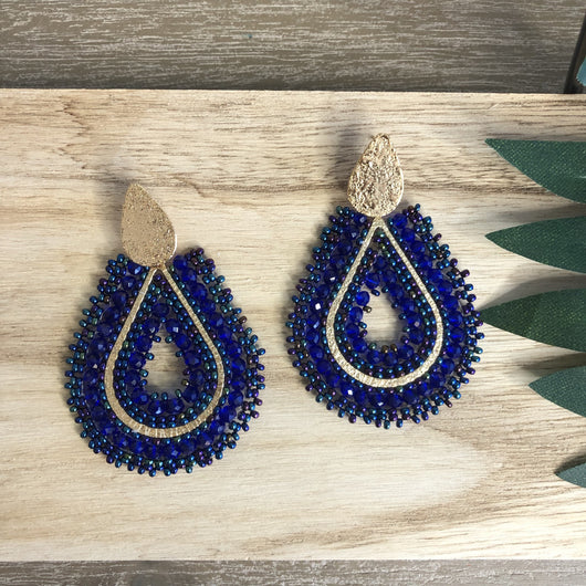 Mini Solano Earrings Blue