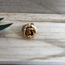 Rosales ring gold big rose