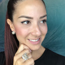 Rosales studs small silver
