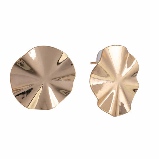 La frontera gold earrings