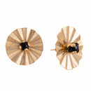 La frontera onix gold earrings
