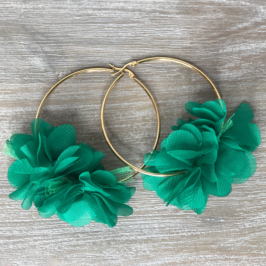 Macarena Earrings Green