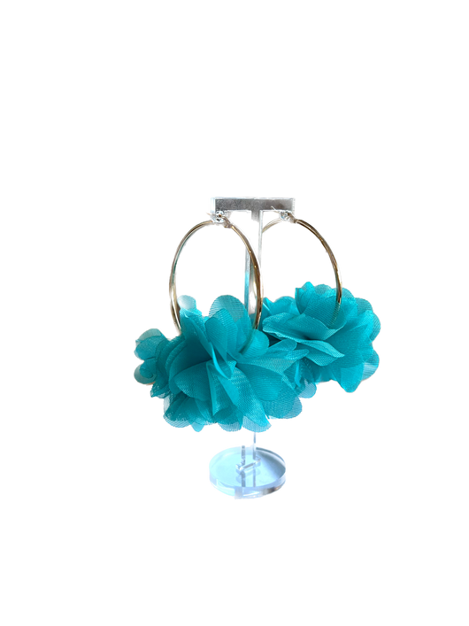 Macarena acqua earrings
