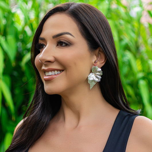 Uva earrings silver