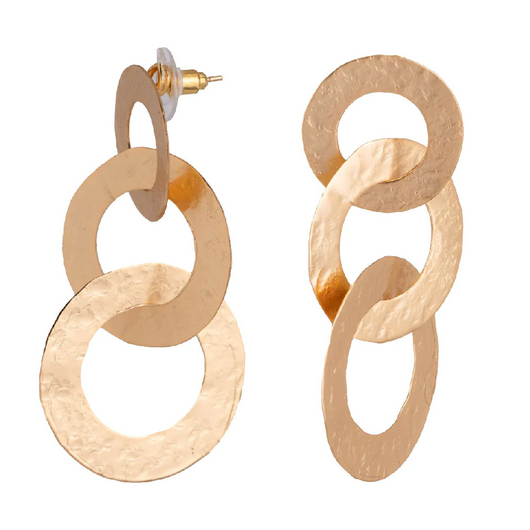 Conquistadores gold earrings