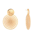 El Dorado gold earrings