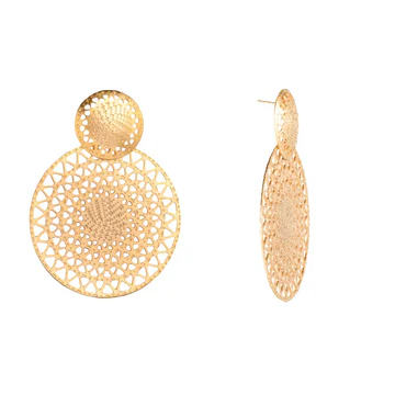 El Dorado gold earrings