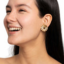 La frontera onix gold earrings
