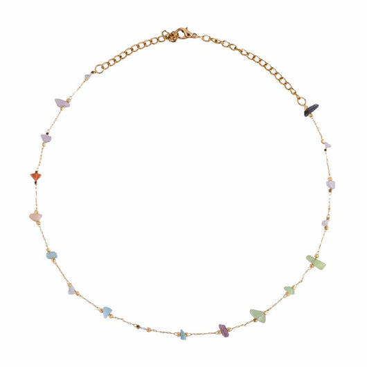 Lluvia multicolor choker