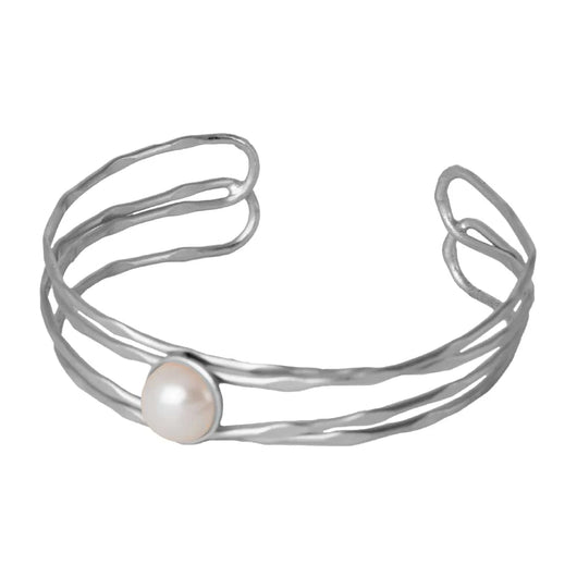 Nautica bracelet single silver