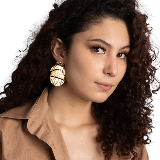 Patio bonito 2 gold earrings