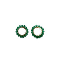 Neiva green earrings