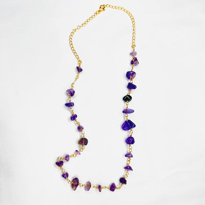 Lluvia amethyst choker