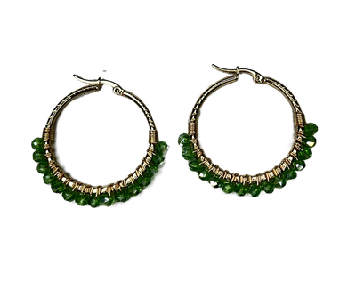 Lolita light green hoops