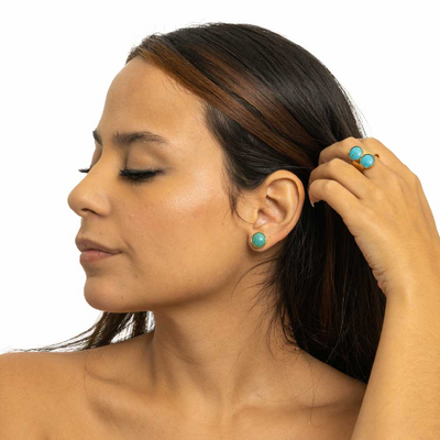 Turquoise stud