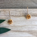 Rosales earring drop gold small