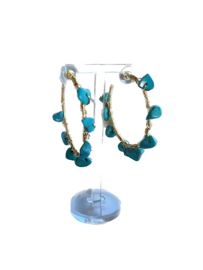 Lalinde turquoise earrings