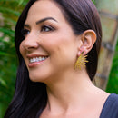 Petalo earrings gold