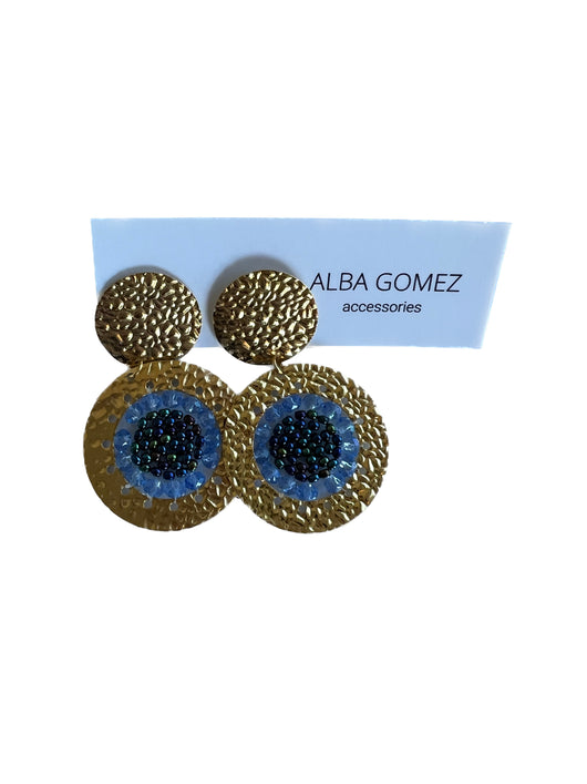 Salamanca blue earrings