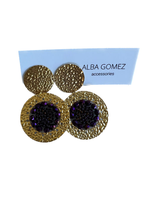 Salamanca purple earrings