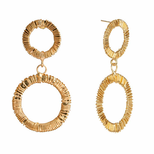 San Bernardo gold earrings