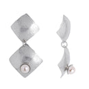 San diego silver earrings