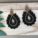 Solano Earrings Black