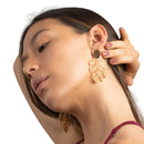 Bolivariana gold earrings