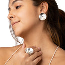 Frontino silver earrings