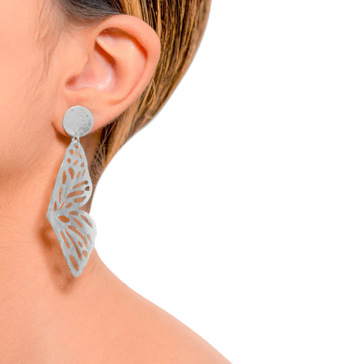Mariposa silver earrings