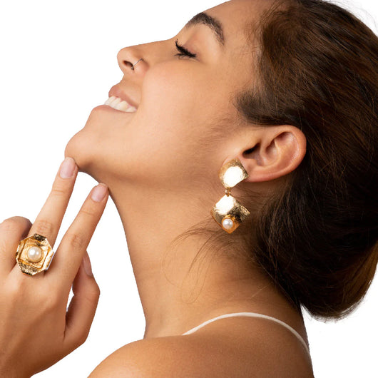 San diego gold earrings