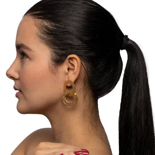 Santa monica gold earrings