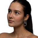 Santa monica silver earrings