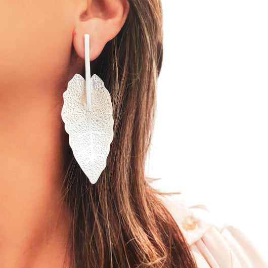 Unicentro silver earrings